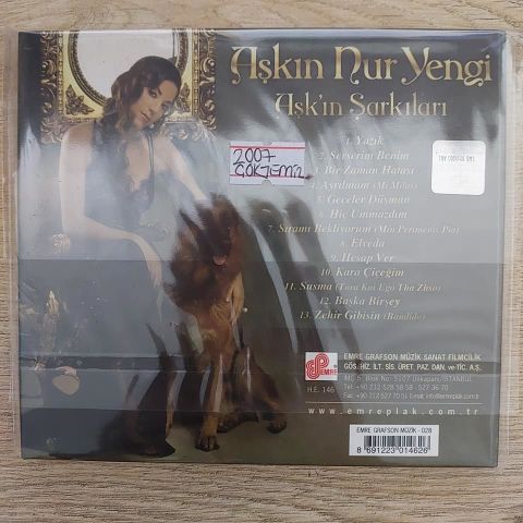 AŞKIN NUR YENGİ - AŞKIN ŞARKILARI CD