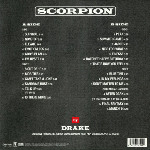 Drake - Scorpion album cover More images LP PLAK
