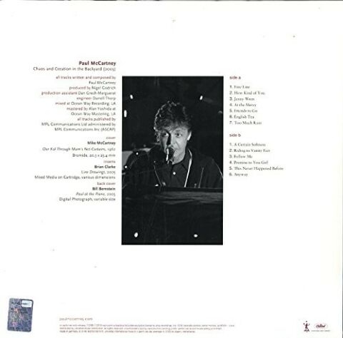 Paul McCartney - Chaos and Creation in the Backyard LP PLAK