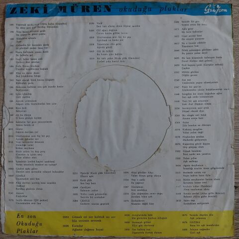 Zeki Müren – Bekleyiş / İki Damla Göz Yaşı 45LİK PLAK