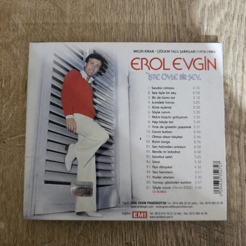 Erol Evgin – İşte Öyle Bir Şey (Melih Kibar-Çiğdem Talu Şarkıları, 1976-1980) CD