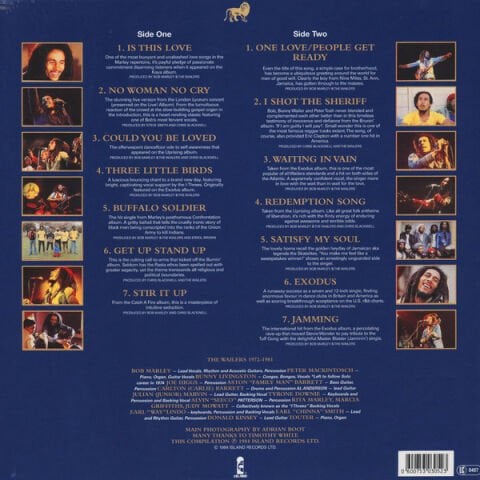 Bob Marley & The Wailers – Legend - The Best Of Bob Marley And The Wailers LP PLAK
