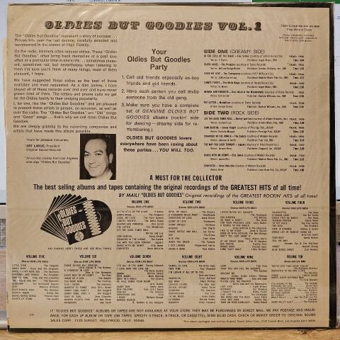 Various – Oldies But Goodies Vol. 1 LP PLAK