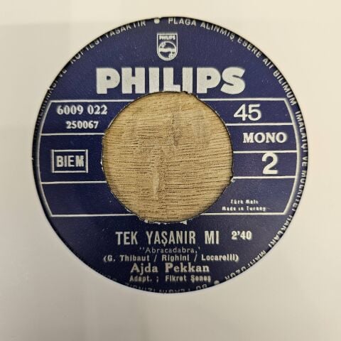 Ajda Pekkan – Yağmur / Tek Yaşanır Mı 45LİK PLAK