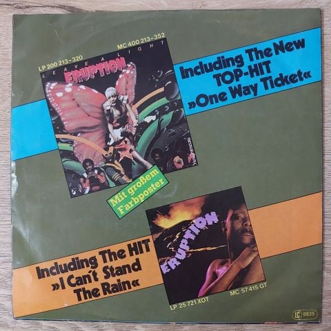 Eruption (4) – One Way Ticket 45LİK PLAK