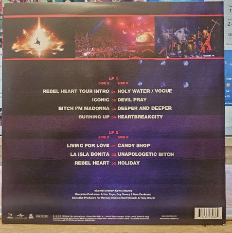 Madonna – Rebel Heart Tour LP PLAK