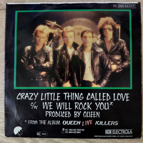 Queen – Crazy Little Thing Called Love 45LİK PLAK