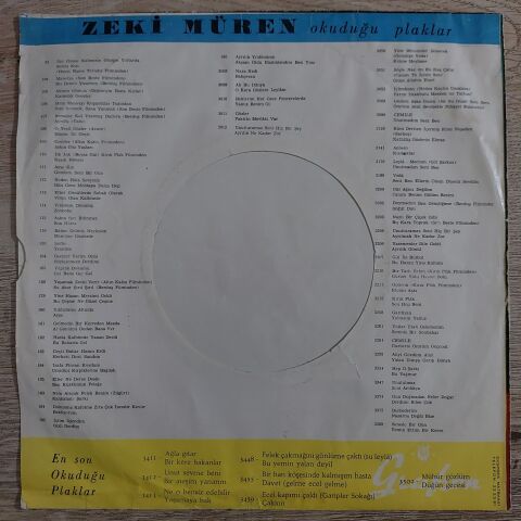Zeki Müren – Sus Sus Sus... / Gözlerimin Yaşını Silemiyorum 45LİK PLAK