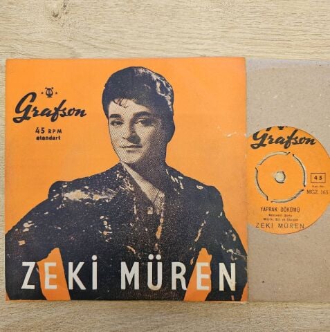 Zeki Müren – Yaprak Dökümü / Gel Bana Gel Gel 45LİK PLAK