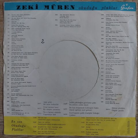 Zeki Müren – Arım, Balım, Peteğim / Aşkdan Da Üstün 45LİK PLAK