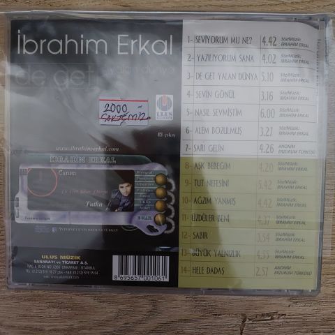 İBRAHİM ERKAL - DE GET & YALAN DÜNYA CD