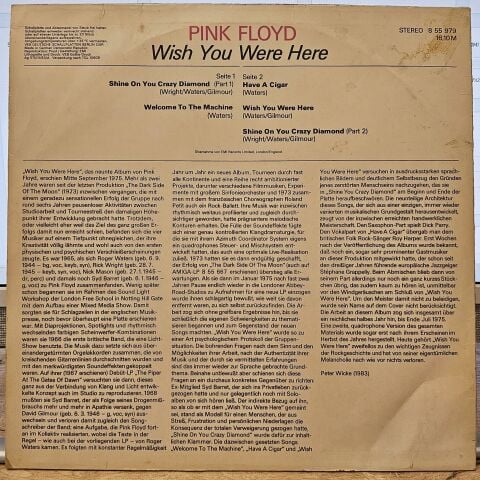 Pink Floyd – Wish You Were Here LP PLAK