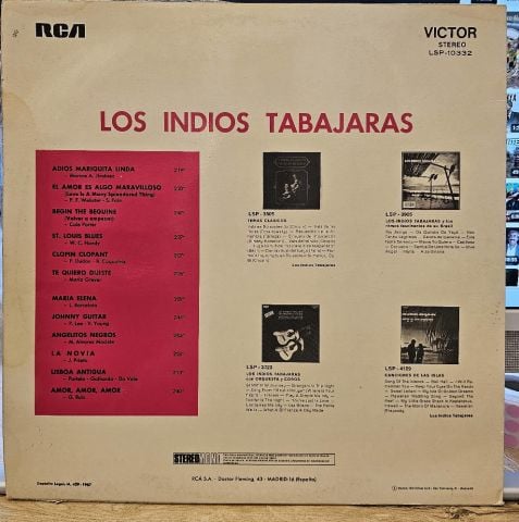Los Indios Tabajaras – Los Indios Tabajaras LP PLAK