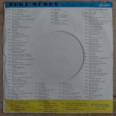 Zeki Müren – Arım, Balım, Peteğim / Aşkdan Da Üstün 45LİK PLAK