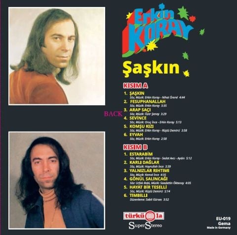 ERKİN KORAY - ŞAŞKIN LP PLAK