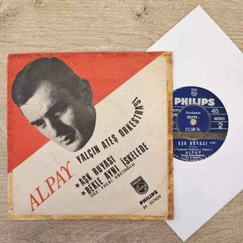 Alpay, Yalçın Ateş Orkestrası – Bekle Aynı İskelede / Aşk Rüyası 45LİK PLAK