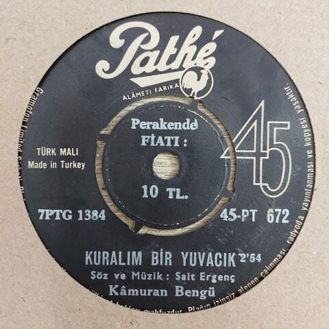 KAMURAN BENGÜ - KURALIM BİR YUVACIK 45LİK PLAK