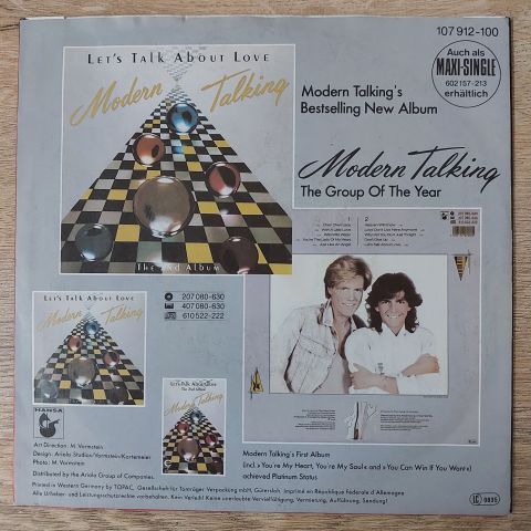 Modern Talking – Brother Louie 45LİK PLAK