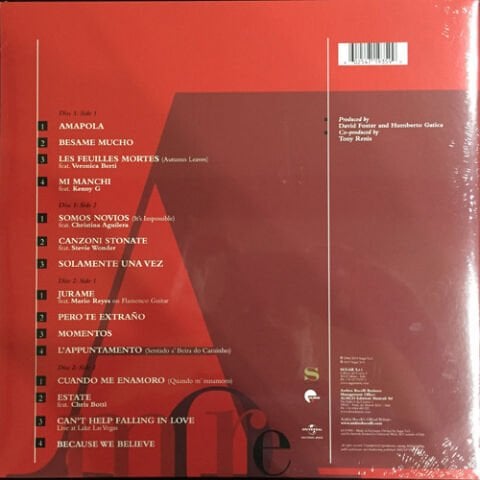 Andrea Bocelli – Amore LP PLAK