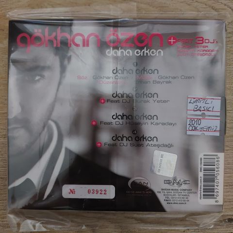 GÖKHAN ÖZEN - DAHA ERKEN CD