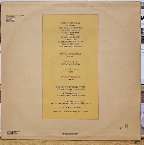 Whitesnake – 1987 LP PLAK