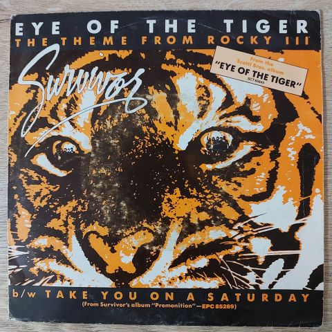 Survivor – Eye Of The Tiger 45LİK PLAK