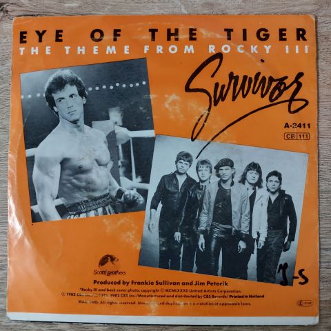 Survivor – Eye Of The Tiger 45LİK PLAK