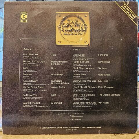 Various – The Rock Album - The Best Of Today's Rock-Music LP PLAK