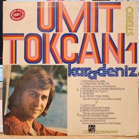 Ümit Tokcan – Karadeniz/Türk Halk Müziği Serisi 3 LP PLAK