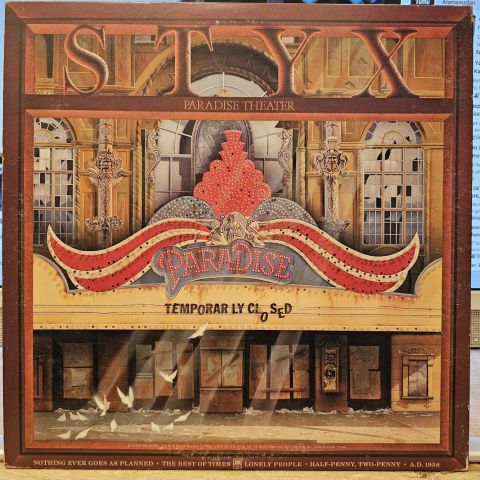 Styx – Paradise Theatre LP PLAK