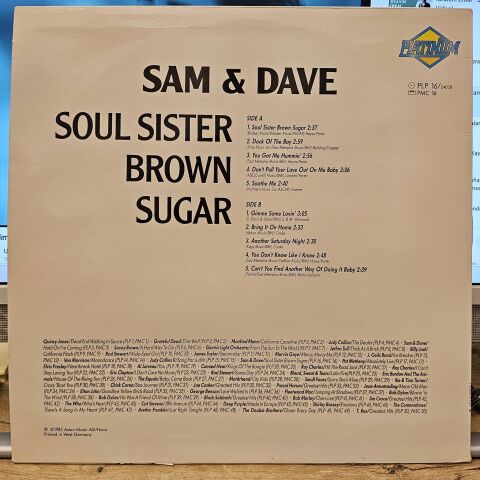 Sam & Dave – Soul Sister Brown Sugar LP PLAK