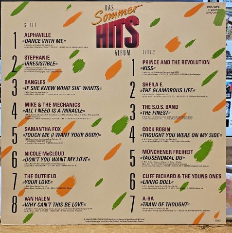 Various – Das Sommer Hits Album LP PLAK