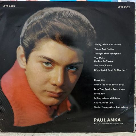 Paul Anka – Young, Alive And In Love LP PLAK