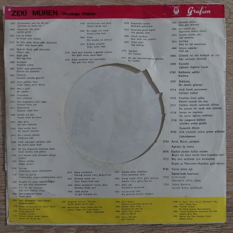 Zeki Müren – Sus Sus Sus 45LİK PLAK