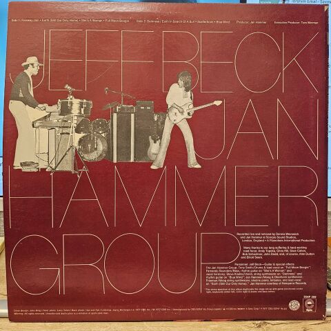 Jeff Beck With The Jan Hammer Group – Live LP PLAK