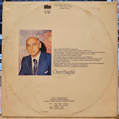 Özer Bağdat – Ölmek De Güzel Şey LP PLAK