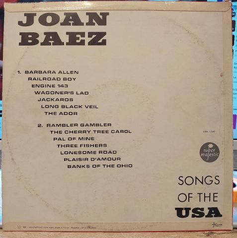 Joan Baez – Songs Of The USA LP PLAK
