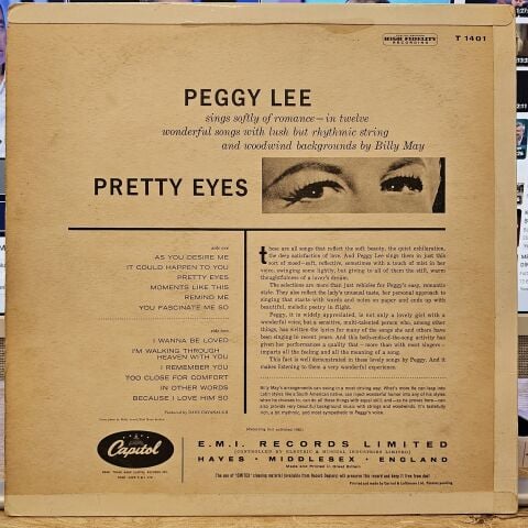 Peggy Lee – Pretty Eyes LP PLAK