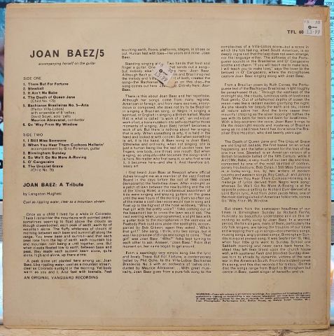 Joan Baez – Joan Baez/5 LP PLAK