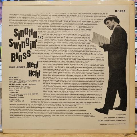 Frank Sinatra – Sinatra And Swingin' Brass LP PLAK