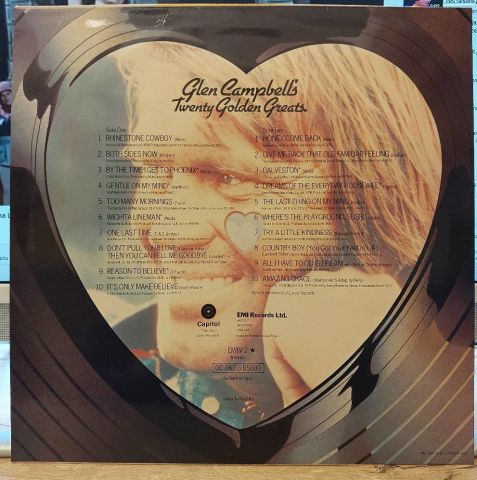 Glen Campbell – Glen Campbell's Twenty Golden Greats LP PLAK