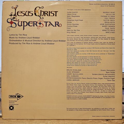 Various – Jesus Christ Superstar LP PLAK