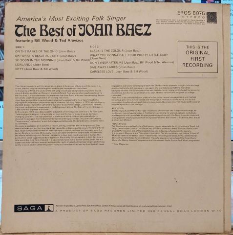 Joan Baez – The Best Of Joan Baez LP PLAK