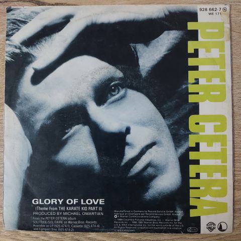 Peter Cetera – Glory Of Love (Theme From Karate Kid Part II) 45LİK PLAK