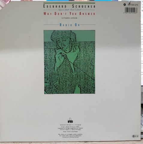 Eberhard Schoener – Why Don't You Answer LP PLAK