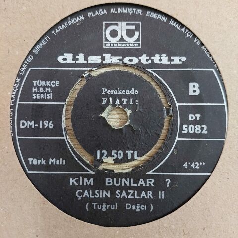KİM BUNLAR - ÇALSIN SAZLAR 45LİK PLAK