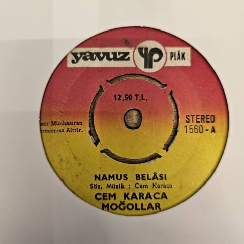 Cem Karaca – Namus Belası / Gurbet 45LİK PLAK