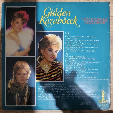 Gülden Karaböcek – Ağlıyorsam Yaşıyorum LP PLAK