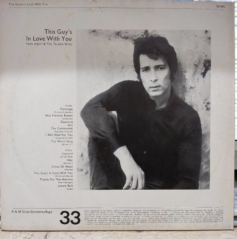 Herb Alpert & The Tijuana Brass – This Guy's In Love With You LP PLAK