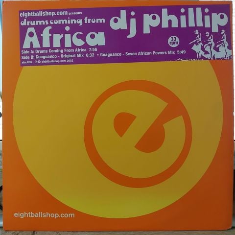 DJ Phillip – Drums Coming From Africa EP LP PLAK